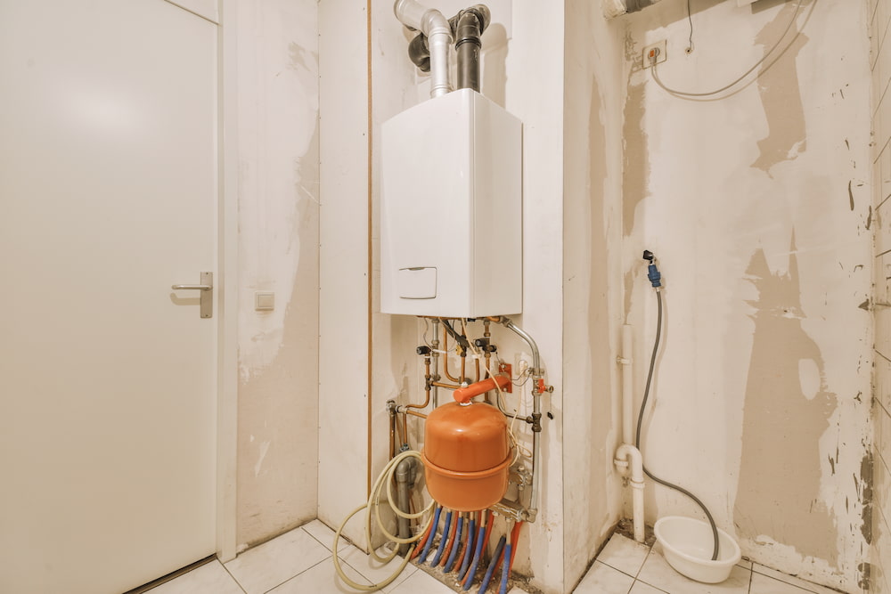 Boiler system setup for repair